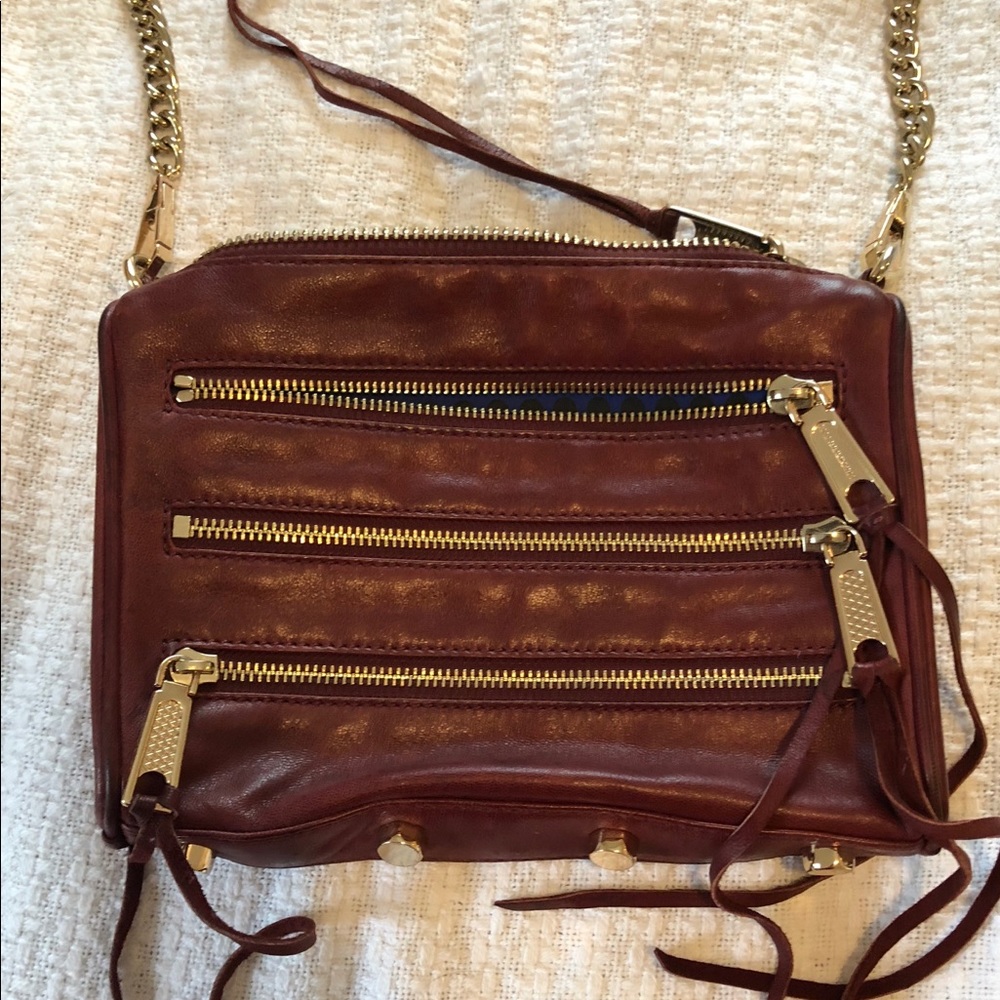 Rebecca minkoff burgundy cross body